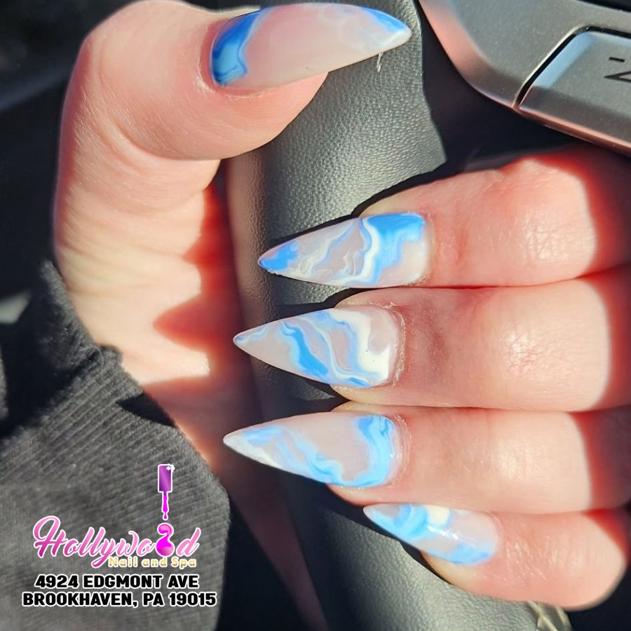 Nail design by Hollywood Nails and Spa